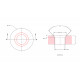 Rosettes laiton (lot de 10)