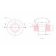 Rosettes laiton (lot de 10)
