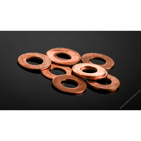 Rondelles Bronze Beryllium 0,1mm pour Axes 4mm