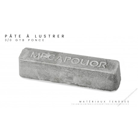 Pâte à brosser pour matériaux tendres et composites: 3/0 GTB PONCE