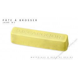 Pâte à Brosser pour matériaux à bases de résine : JAUNE W3