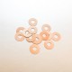 Rondelles Bronze Beryllium 0,1mm pour Axes 4mm